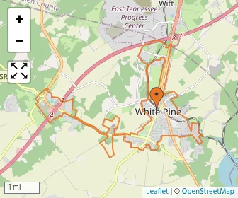 Area schools map